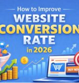 Website conversion rate optimization strategies in 2026 with funnel, analytics, and growth elements