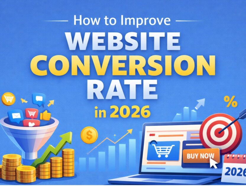 Website conversion rate optimization strategies in 2026 with funnel, analytics, and growth elements