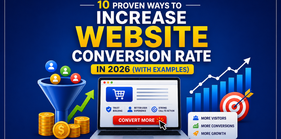 10 proven ways to increase website conversion rate in 2026 with examples
