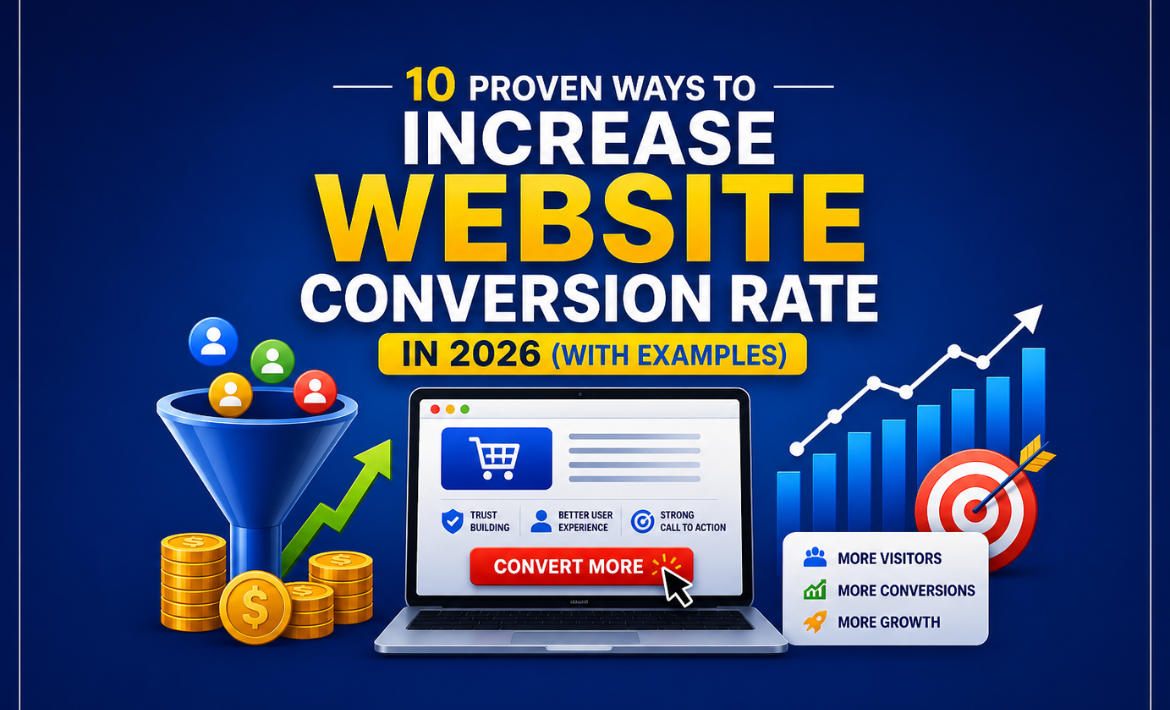 10 proven ways to increase website conversion rate in 2026 with examples
