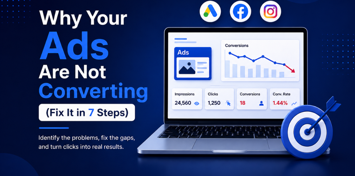 Why ads are not converting and how to fix ad performance