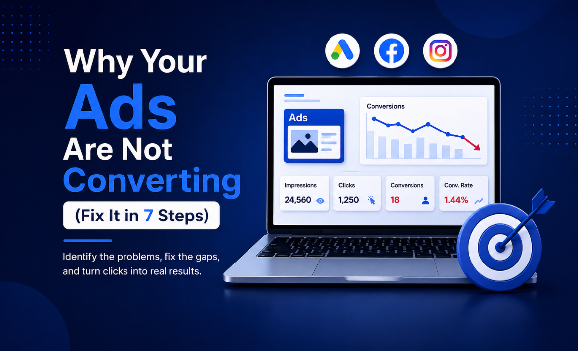 Why ads are not converting and how to fix ad performance