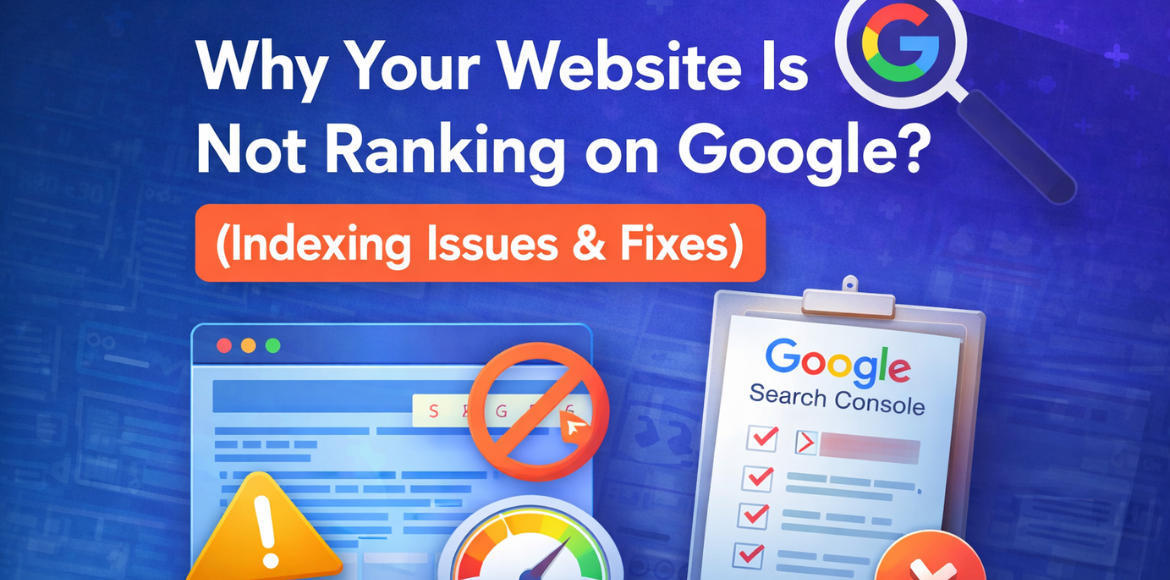 website not ranking on google due to indexing issues and how to fix it