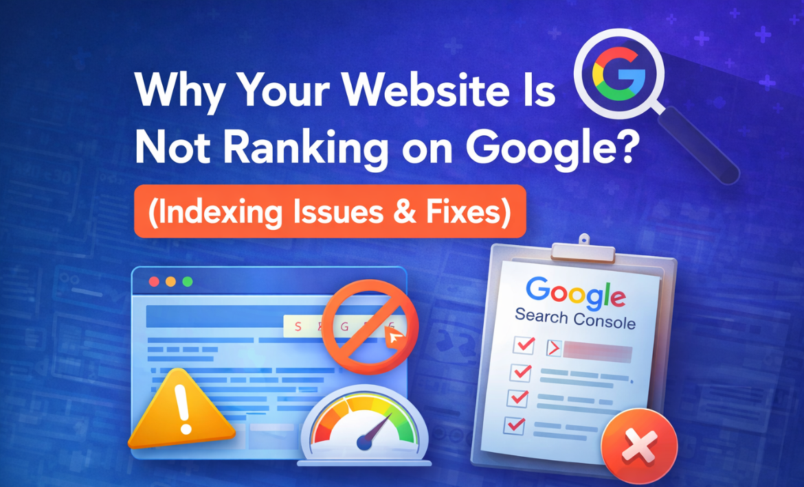 website not ranking on google due to indexing issues and how to fix it