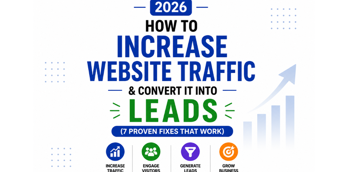 How to increase website traffic and convert it into leads with 7 proven strategies in 2026