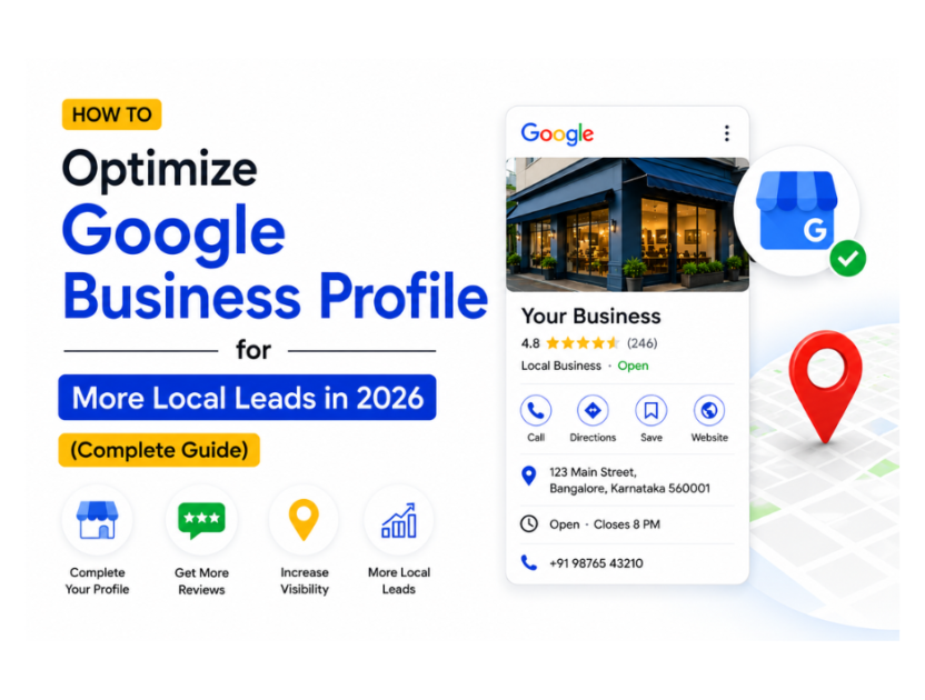 How to Optimize Google Business Profile for More Local Leads in 2026 (Complete Guide) Google Business Profile optimization for local SEO and lead generation in 2026